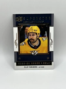 2022-24 UD SERIES 1 FILIP FORSBERG HONOR ROLL SUPERSTAR INSERT #32 - Picture 1 of 2