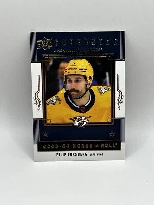 2022-24 UD SERIES 1 FILIP FORSBERG HONOR ROLL SUPERSTAR INSERT #32 - Image 1 of 2