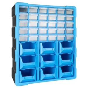 12 Deckelfächer Aufbewahrung Zum Selbermachen Werkzeuge Schmuck Organizer Werkstatt Schrank Box - Bild 1 von 7