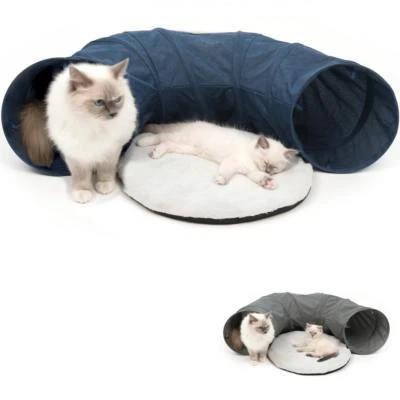 Catit Katzentunnel Vesper - Tunnel mit Spielzeug + Schlaf Kissen - erweiterbar !