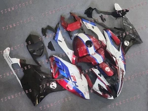 For 15-16 BMW S1000RR Candy Red White ABS Injection Bodywork Fairing Kit Panels - Picture 1 of 10