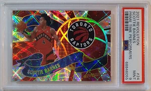2021 Revolution Scottie Barnes Rookie #24 Prime Time Performers RC - PSA (POP 3) - Picture 1 of 3
