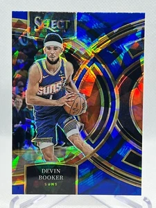 DEVIN BOOKER 2023-24 Panini Select #143 Premier AZUL HIELO AGRIETADO PRIZM - Imagen 1 de 2