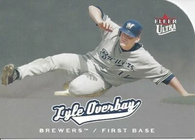 2005 Ultra Platinum No Serial Number Lyle Overbay 68 Brewers - Image 1 of 2