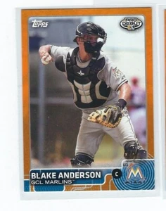 2015 Topps Pro Debut ORANGE BLAKE ANDERSON 18/25 MARLINS - Picture 1 of 1