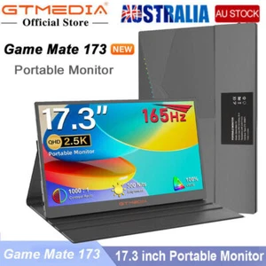 165Hz 2.5K Gaming Monitor 17.3'' Portable IPS Screen Extender Switch PS5/4 XBOX - Picture 1 of 24