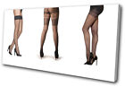 Erotic Sexy Legs Stockings Erotic SINGLE Leinwand Wand Kunst Bild drucken