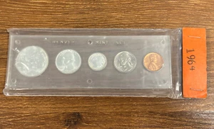 1964-US Silver 5 Coin Set - Uncirculated - Original Packaging - Picture 1 of 7
