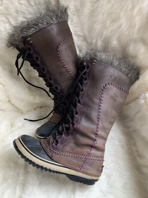Sorel Cate the Great Mujer 7 Raras Botas de Invierno Excelente Estado Cálidas Foto 1 de 4