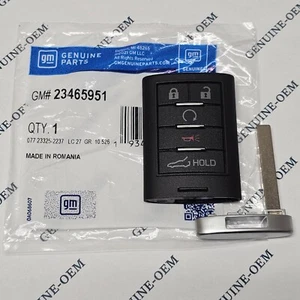 15-19 Chevrolet Corvette Keyless Remote Entry Key Fob Transmitter 23465951 OEM - Picture 1 of 3