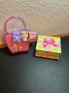 2004 Barbie Tart Candy Assortment Plastic Purse & Barbie Jewelry Box - Picture 1 of 4