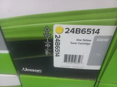 Genuine Lexmark 24B6514 YELLOW Toner Cartridge for Lexmark XC8160 Series - Image 1 of 4