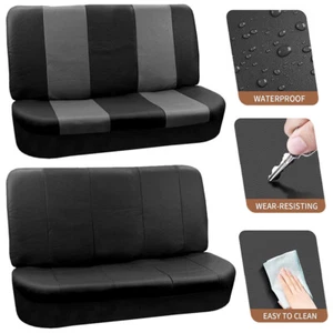 Cubierta de asiento de cuero PU para silla de montar de banco de camión para Dodge W150 W250 tamaño completo - Imagen 1 de 16