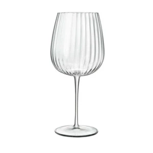 4pc Luigi Bormioli Optica 750ml Burgundy Red Wine Drink Glasses Stemware Set - Picture 1 of 4