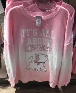 Disney Parks The Aristocats Marie Sweatshirt L XL 1X 2X 3X ITS ALL ABOUT ME-NOW - Picture 1 of 5