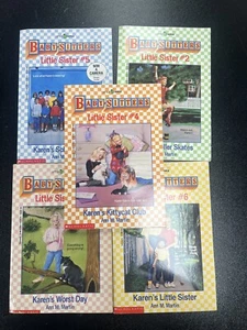 Lot of (5) Vintage Baby Sitters Club Little Sisters 2,3,4,5 and 6 Free Shipping! - Picture 1 of 1