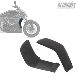 For Ducati Xdiavel/S 18-21 Carbon Fiber Side Panels Cover Protector Matte - Picture 1 of 13
