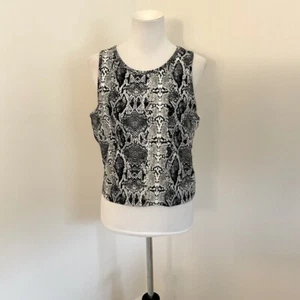 NWT Women’s Balance Collection Snakeskin Print Sleeveless Athletic Top - Picture 1 of 6