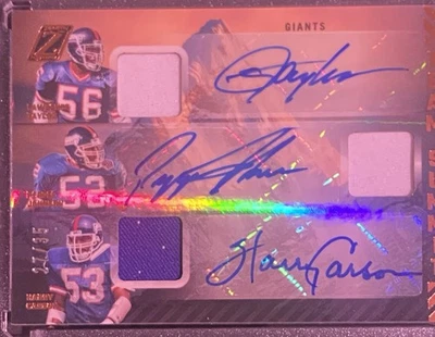 2023 Zenith Triple Patch Auto Lawrence Taylor Pepper Johnson Harry Carson /35 - Image 1 of 3