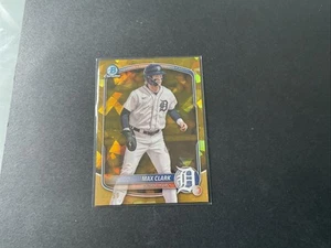 2025 Bowman Sapphire Max Clark Gold /50 BCP-24 - Picture 1 of 3