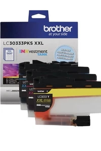 Cartucho de tinta original Brother LC3033XXL cian magenta amarillo, exp.  Abril 2026 - Imagen 1 de 4