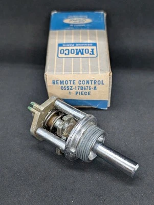 NOS 1963 1964 1965 1966 FORD THUNDERBIRD CONJUNTO DE CONTROL REMOTO ESPEJO RETROVISOR Foto 1 de 4