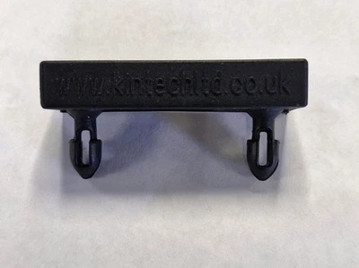 Black Bed Slat Holders 22mm - 2 pins - Pack of 5 - Image 1 of 2