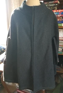 Abrigo Capa Mujer-CHICO'S-Abrigo Mezcla Lana Gris Cápsula Clásica-S/M - Imagen 1 de 5