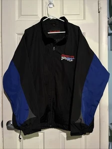 Snap On Tools Jacke Herren L Large schwarz Racing Team Windbreaker Vintage 90s - Bild 1 von 9