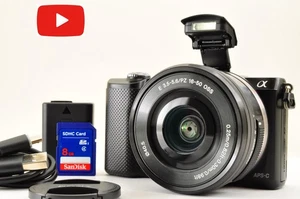 [N Mint Count: 856] SONY Alpha a5000 Digital Camera BLACK & SELP1650 Lens JAPAN - Picture 1 of 21