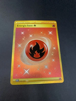 Carte Pokemon Energia Base Fuoco 230/197 Ossidiana Infuocata Near Mint ITA - Immagine 1 di 4