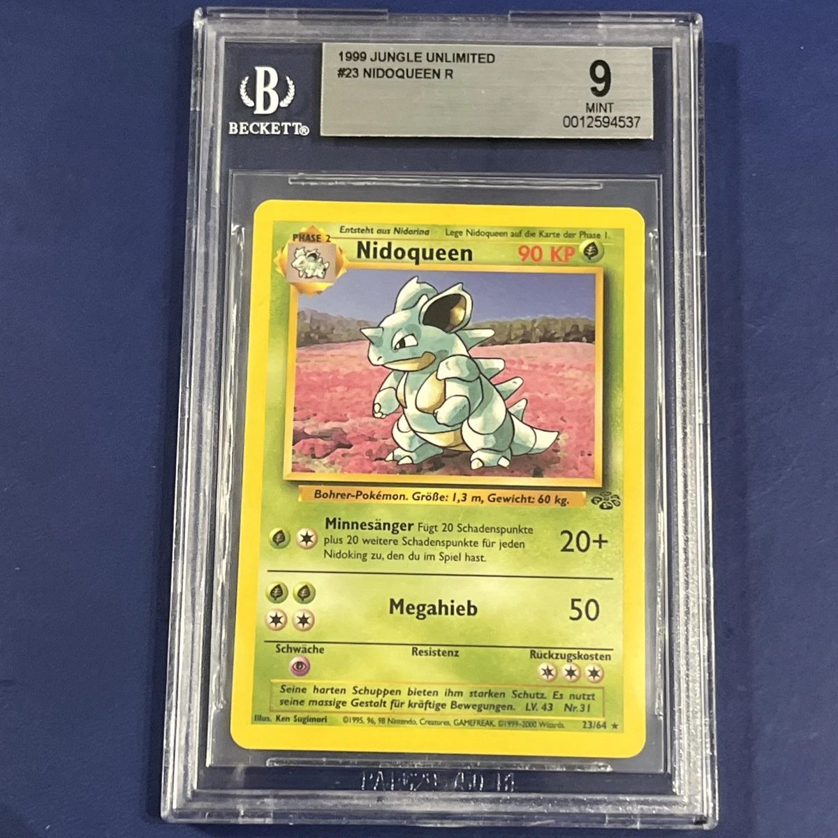 Pokémon TCG Beckett Grading Services (BGS) Jungle Rare Individual