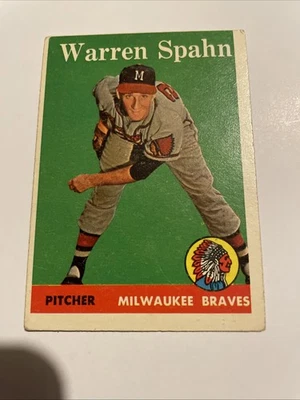 1958 Topps - Warren Spahn #270 Foto 1 de 4