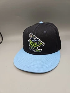 Gorra Hillsboro Hops Azul Marino New Era 59Fifty Ajustada Talla 7 1/4 Corona Baja - Imagen 1 de 8