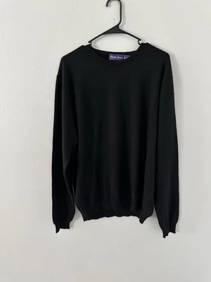 Suéter Ralph Lauren Etiqueta Púrpura Para Hombre Cuello Redondo Cachemira/Lana/Seda Talla XL Foto 1 de 3