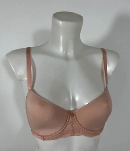 Ladies New Ex Chainstore T-Shirt Lightly Padded Bra Size 30DD - 38G - Picture 1 of 9
