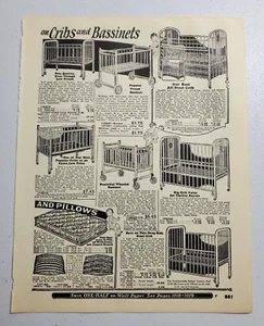 1927 Sears Roebuck Cribs & Bassinets/Nursery Items Ad - Picture 1 of 2