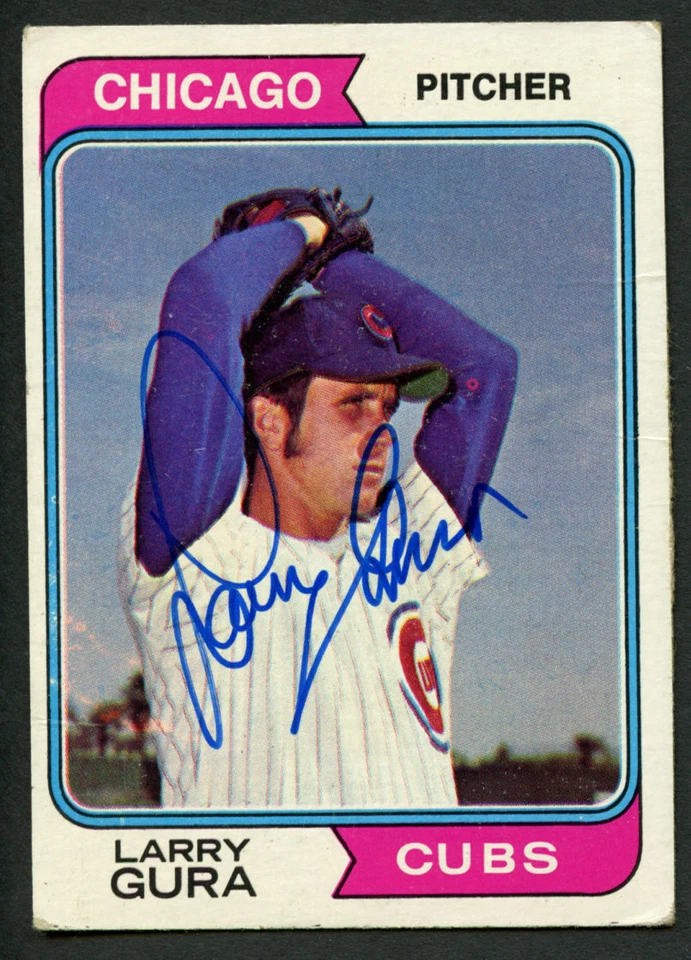 Larry Gura #616 signed autograph auto 1974 Topps Baseball Trading Card - Image 1 of 1