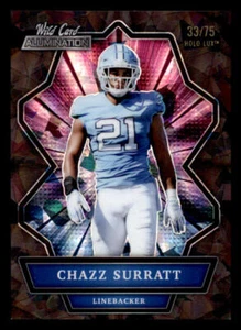 2021 Wild Card Alumination #ABC-57 Chazz Surratt holo-Lux 33/75 - Picture 1 of 2