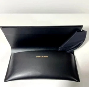 YSL Saint Laurent Brille Sonnenbrille groß schwarz Softcase brandneu in Box - Bild 1 von 3
