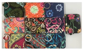 NUEVO Vera Bradley Campus Doble ID Insignia Billetera Tarjeta Llavero - Elige el color - Imagen 1 de 6