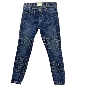 Current Elliott Jeans Womens 27 Cropped The Stiletto Bandana Low Rise Stretch - Picture 1 of 11