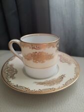 A Lovely 1950's Noritake Gold Decorated Cup & Saucer.50th Anniversary Backstamp.
