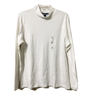 Karen Scott Women's cotton Turtleneck Pullover Sweater, Ivory, Size XL, NWOT - Picture 1 of 6