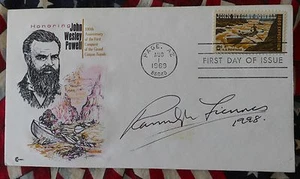 RARE FIRST DAY COVER SIGNED BY POLAR EXPLORER RANDOLPH FIENNES 1998 LIFETIME COA - Picture 1 of 3