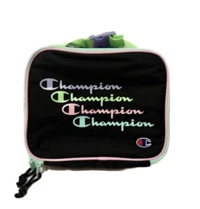 Champion schwarze Isoliertasche Lunchbox Mädchen Neu mit Etikett Back to School - Bild 1 von 4