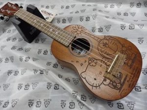 Leho Doraemon Hello Kitty Soprano ukulele Hot Summer - Picture 1 of 9