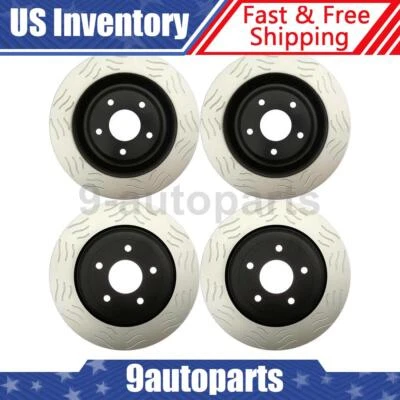 Front Rear Disc Brake Rotors For 2006-2013 Corvette Chevrolet - Изображение 1 из 4