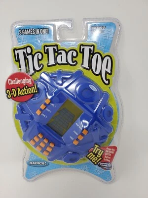 Radica Tic Tac Toe Handheld Game New in Package - Image 1 of 2