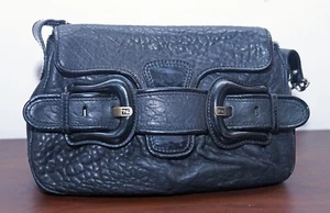Fendi schwarze Leder- und Lackleder B Bis Schultertasche, Top Kosmetik - Bild 1 von 17